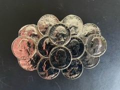 U.S. COINS QUARTERS Cluster THEME BELT BUCKLE Vintage