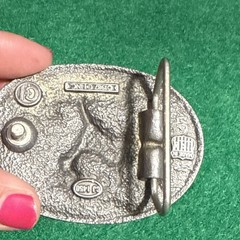 Vintage C&J Inc Colorado Buck Belt Buckle