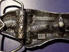 1980 Bergamont Brassworks Vice Grip Buckle « Mr. Fix It » Delevan Wisconsin
