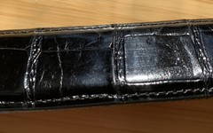 RDM 14K Sterling Silver Belt Buckle + RDM Alligator Belt Size 42