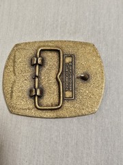 Handyman Club Of America Life Member Tool Shop Carpenter Mens Brass Belt Buckle