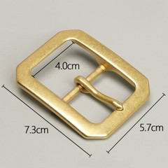 Solid Brass Belt Buckles Tongue Pin Belt Buckle Fits For 1.5 INCHES Belt Gift