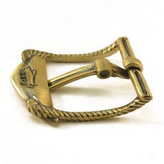 Brass belt buckle Anchor, Handmade pin type Buckle, Frame type buckle, Marine