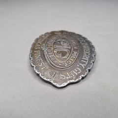 Vintage PIG American Police Belt Buckle Mens One Size Silver Law Order Oval