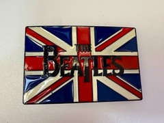 The Beatles Abbey Road Radio Show 1965 Album Union Jack Uk Flag Belt Buckle