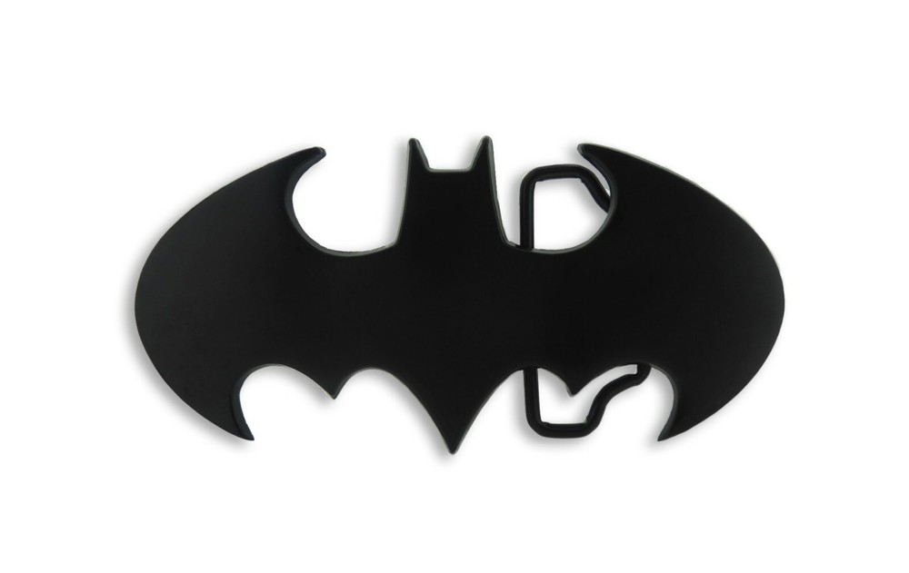 Batman belt buckle Halloween Costume DIE CUT JET BLACK DC Comics Men AUTHENTIC
