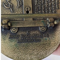 The Gal Leg Spinning Spur Belt Buckle Western Brass Silver Award Design Medals