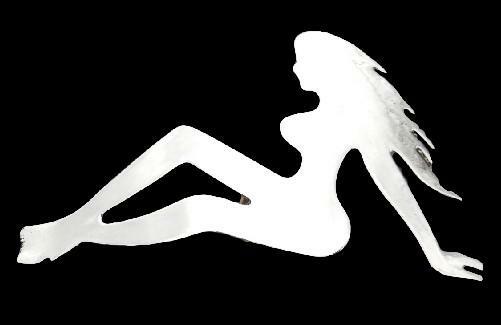 Sexy Naked Girl Truck Mud Flap Chick Trucker Truck Driver Belt Buckle Buckles