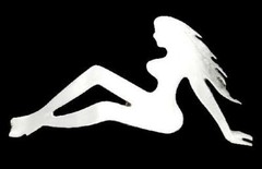 Sexy Naked Girl Truck Mud Flap Chick Trucker Truck Driver Belt Buckle Buckles