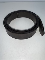AU Mens Belts Automatic Gold & Silver Buckles Black Leather Ratchet Work Belt