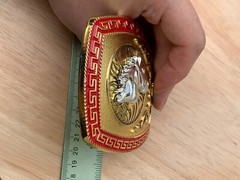 Western Buckle Gold Silver Red Horse Head Buckle Cowboy 2 » Hebillas Vaqueras