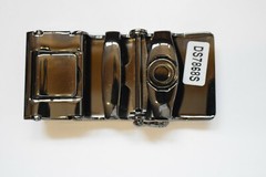 Men&rsquo;s Belt Buckle Auto sliding Self locking ratcheting track line buckle #68S