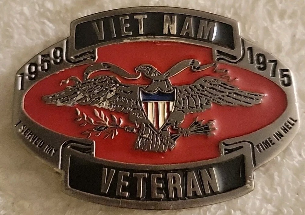 1959-1975 Vietnam Veteran Belt Buckle