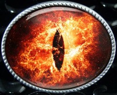 Fire Eyeball Belt Buckle – Halloween Monster Cosplay Handmade Buckle -147-E