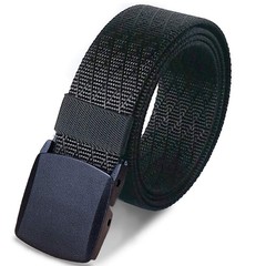 WYuZe Mens Military Tactical Web Belt, Waist: 28&Prime;-42&Prime;, Black-diamond Pattern