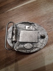 HONDA belt buckle motorcycle WESTERN cowboy. GOLD WING