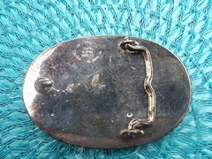 MONTANA SILVERSMITHS MEN&rsquo;S STERLING SILVER PLATE LETTER « R » WESTERN BELT BUCKLE