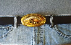Vintage Hand Made Belt Buckle