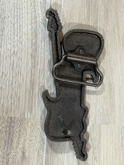 New Fender guitar motif belt buckle Metal Alloy