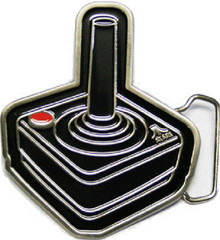 67007 Atari Logo Joystick Controller Arcade Video Game 80s Metal Belt Buckle