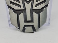 Vintage 2005 Transformers Autobot 3D Metal Belt Buckle Removable Interchangable