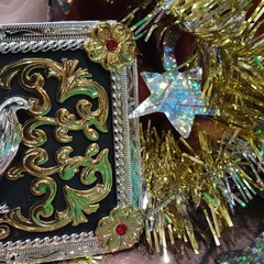 Rooster Western Belt Buckle Black Gold And Silver Rectangle For 2.0 Inch Belt