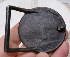 Vintage Buffalo Nickel Look Native American Indian FW-1022 On Back Belt Buckle