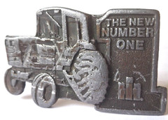 Vintage International Harvester 5288 The New #1 Tractor Belt Buckle Spec Cast