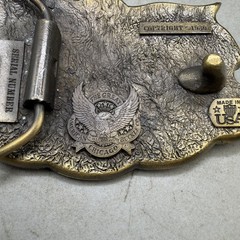 1980 LONE STAR Belt Buckle Texas USA SN 141 Vintage