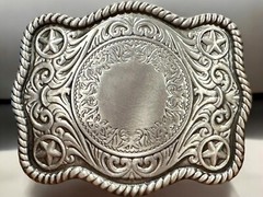 Engraved Belt Buckle Custom Personalized Monogrammed Western Buckle