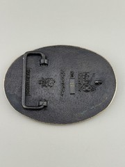 Tulip Time 1984 Horse Carriage Buggy Solid Brass Festival Buckle Limited Iowa