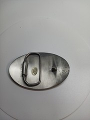 Metal Belt Buckle Guitar Music Oval Classic