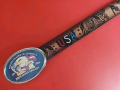 250th United States of America Anniversary Epoxy Buckle & Gen Leather USA belt