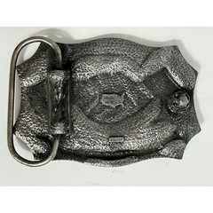 Vintage NRA 125 Years 1871-1996 Commemorative Belt Buckle Eagle Flag Made in USA