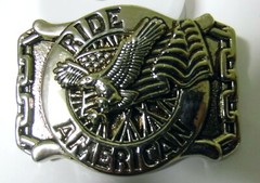 Belt Buckle Buckle Ride American Eagle Biker