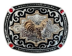 Mexican Rooster Chicken Charro Cowboy Belt Buckle Hebilla Vaquera Made In Mexico