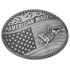 Montana Silversmith Men&rsquo;s American Made Bull Rider Western Buckle 49910MA-160