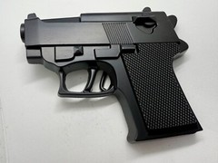 Gun Handgun Pistol Figural Cutout Novelty Mag Cosplay Black 5&Prime; Belt Buckle