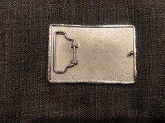 Vintage Michael Jackson Dangerous King of Pop 3.5” Belt Buckle