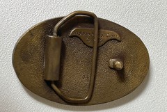 1976 Vintage 1953 Chevy Corvette Indiana Metal Craft Belt Buckle -Z1