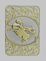 Western Cowboy Cowgirl Men Women State Texas Rode Belt Buckles Gold Silver Metal