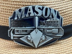 Mason Belt Buckle with Trowel Professions Belt Buckle