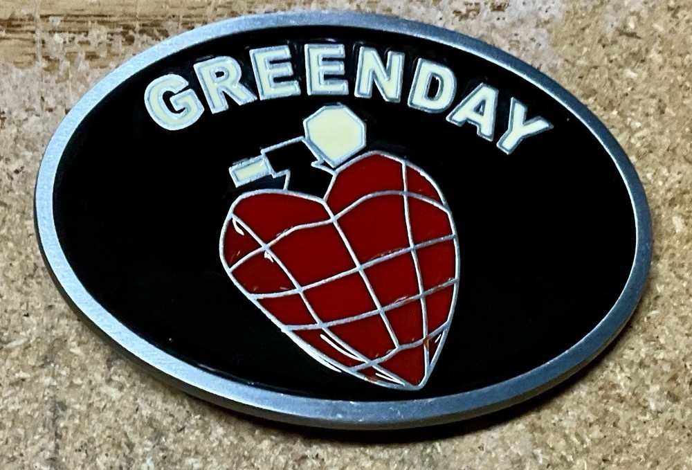 Metal Belt Buckle – Green Day Rock Punk Band