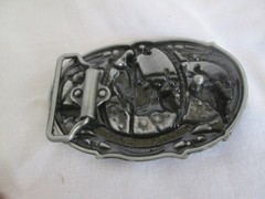 Championship Rodeo Buckle Bull Riding Cowboy Enamel Western NEW
