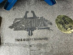 The Lengend Of Zelda Twilight Princess Triforce Logo Belt Buckle Tm2011 Nintendo