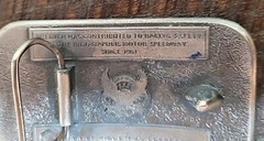Vintage Indy 500 Belt Buckle By Premier Industrial Corporation