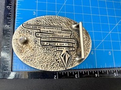 VOLCOM Apparel Company Diamond Logo 90&rsquo;s Metal Cast Original Promo Belt Buckle