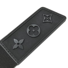 LOUIS VUITTON Belt Suntulle Skater Cotton Black Matte Black Hardware