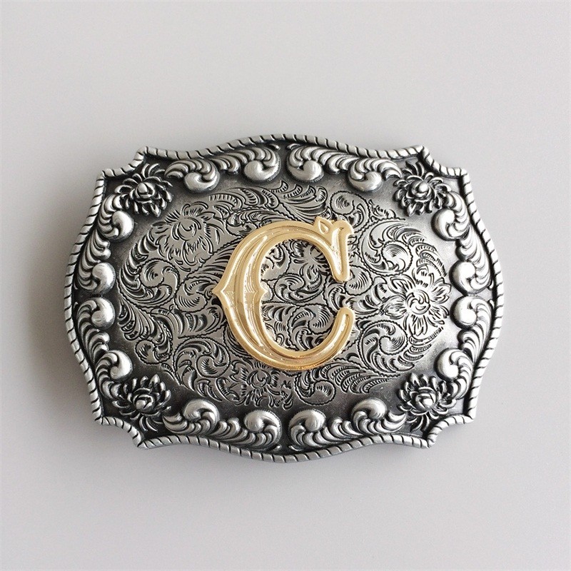Western Initial Letter C Belt Buckle Gurtelschnalle also Stock in US