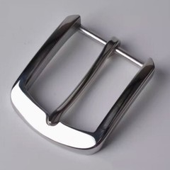 2Pcs Heavy Duty Single Prong Belt Buckle Replacement Pin Buckle Fits 4cm